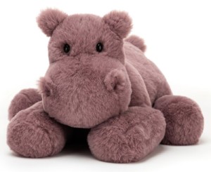 Peluche Hippopotame Huggady - 22 cm